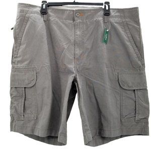 LL Bean Allagash Cargo Shorts Men’s Size 42 x 10”  Gray Natural Fit Flat Front